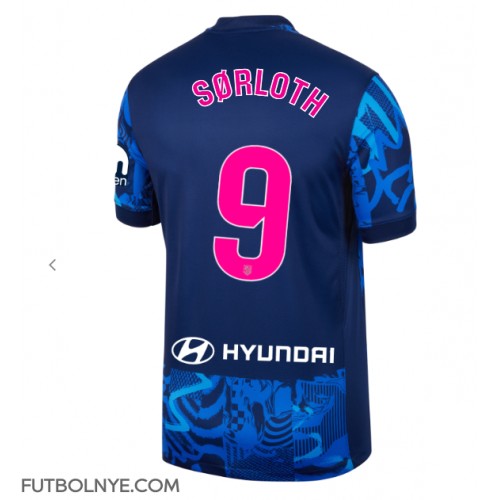 Camiseta Atletico Madrid Alexander Sorloth #9 Tercera Equipación 2024-25 manga corta